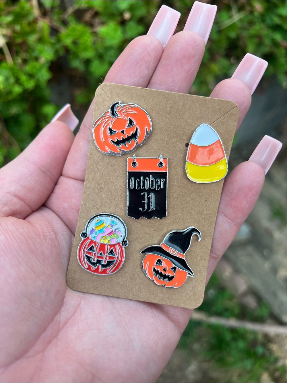 HALLOWEEN PIN SET OF 5